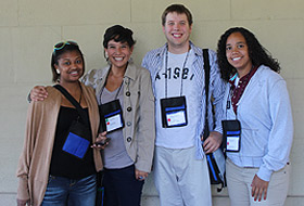 Photo of four McNair Scholars