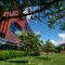external view of Hagfors with greenery and a blue sky